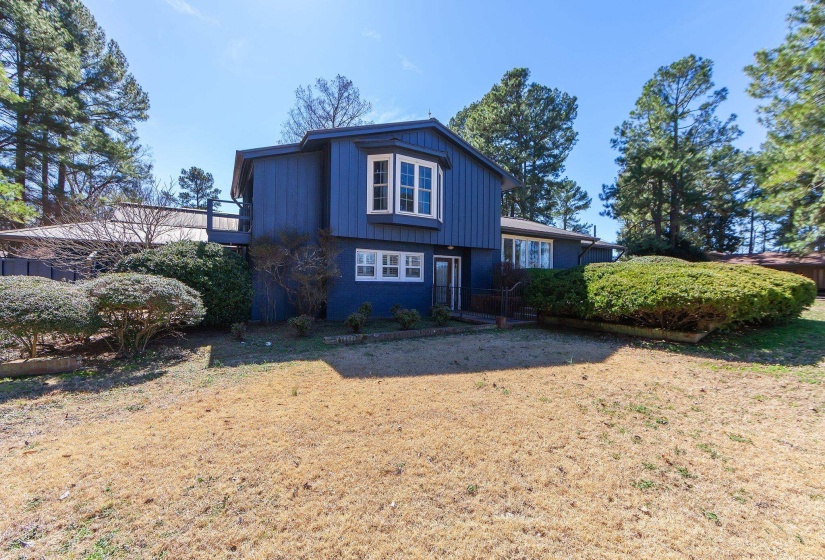 View of split level home