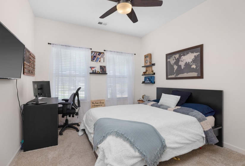 Neutral wall paint throughout