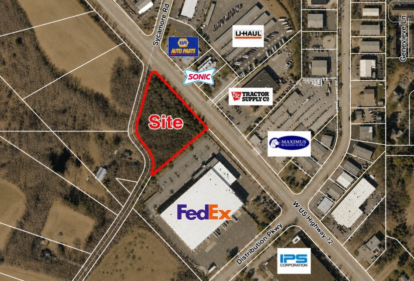 US 72 HWY, Collierville, Tennessee 38017, ,Commercial/industrial,For Sale,US 72,10221983