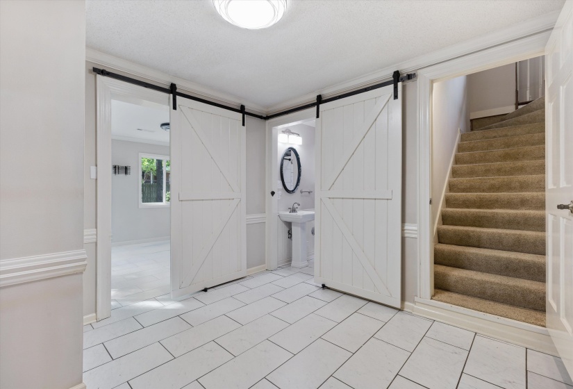 Adjacent to the Laundry Room