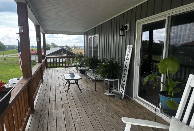 View of deck