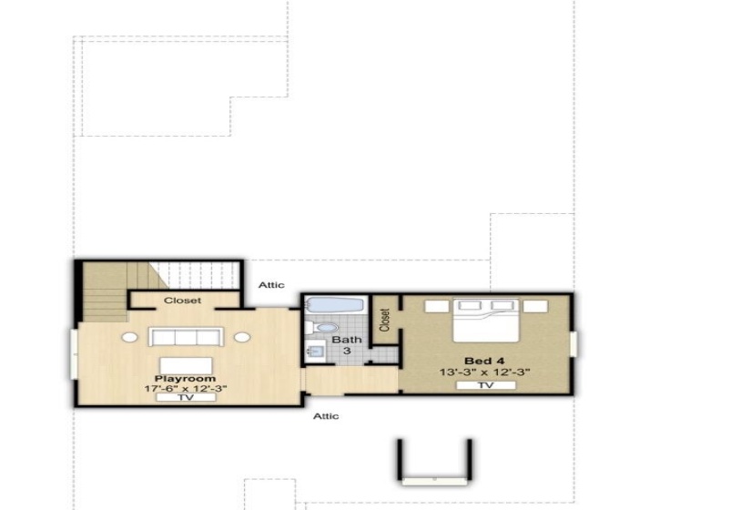 View of room layout