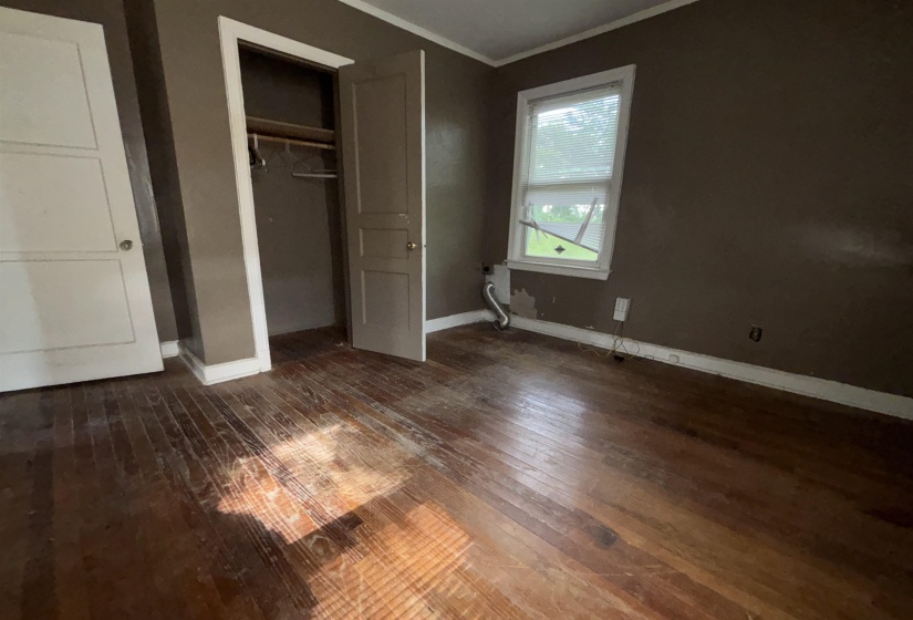 Wood-finish flooring throughout