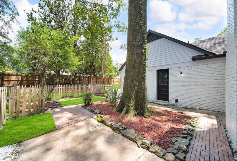 View of yard with a patio