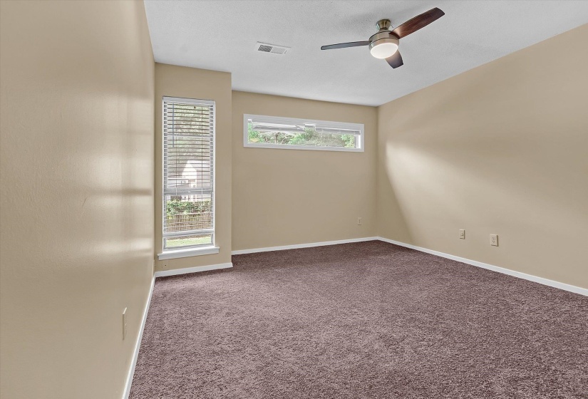 Fresh paint and new carpet
