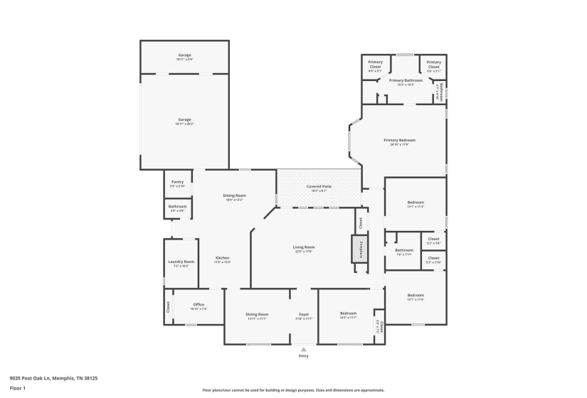 9035 POST OAK LN, Unicorp/Memphis, Tennessee 38125, 4 Bedrooms Bedrooms, 8 Rooms Rooms,2.1 BathroomsBathrooms,Residential,For Sale,POST OAK,10222930