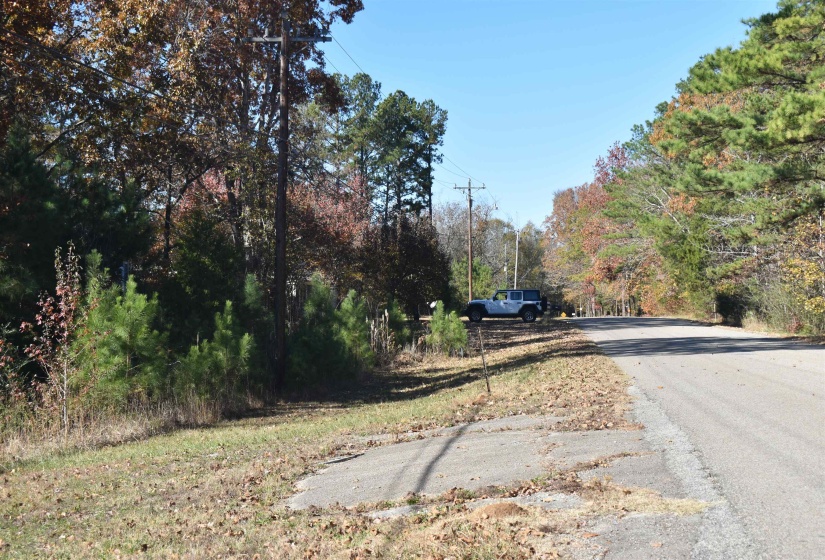 View of asphalt road