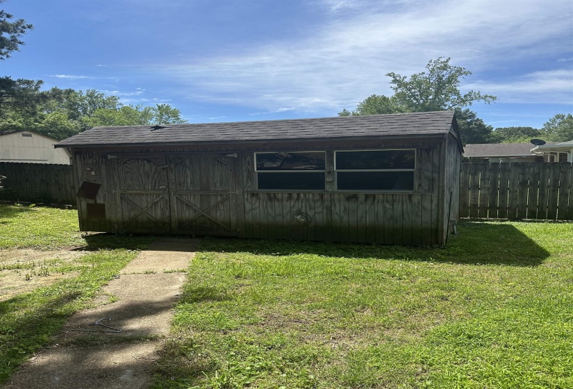 View of shed