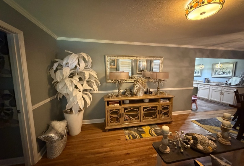 Hardwood-finish flooring throughout