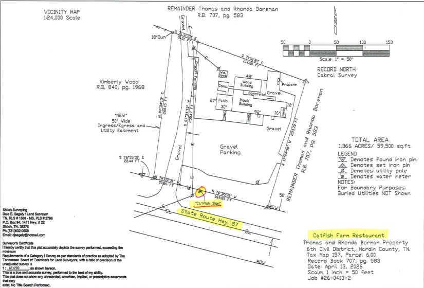 4155 HIGHWAY 57 HWY, Counce, Tennessee 38326-4145, 0 , 0 ,0,Commercial/industrial,For Sale,HIGHWAY 57,0,10223353