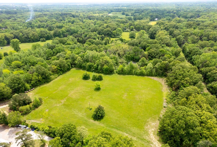 Drone / aerial view with a rural view