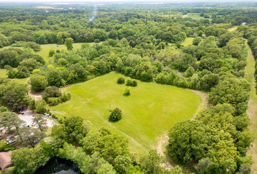 Bird's eye view featuring a rural view