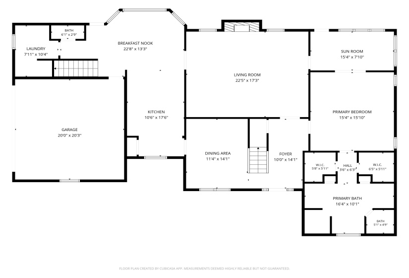 Floor plan level 1