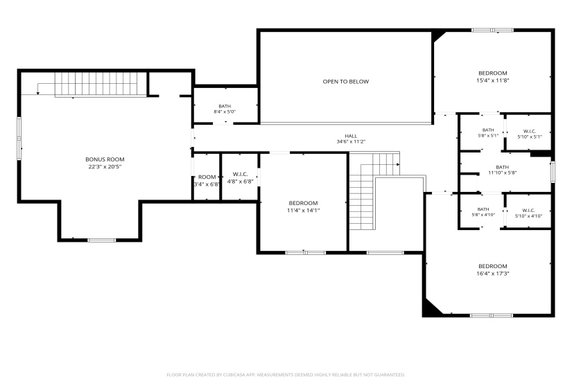 Floor plan level 2