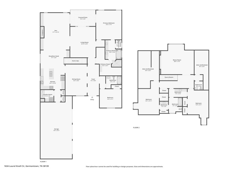 1634 LAUREL KNOLL CIR, Germantown, Tennessee 38139, 4 Bedrooms Bedrooms, 9 Rooms Rooms,3.1 BathroomsBathrooms,Residential,For Sale,LAUREL KNOLL,10223369