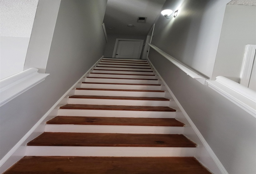 View of stairway