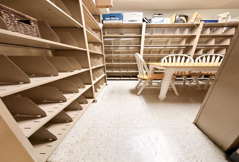 View of storage