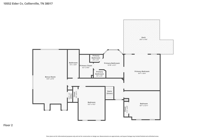 10552 EIDER CV, Collierville, Tennessee 38017, 4 Bedrooms Bedrooms, 7 Rooms Rooms,2.1 BathroomsBathrooms,Residential,For Sale,EIDER,10223685