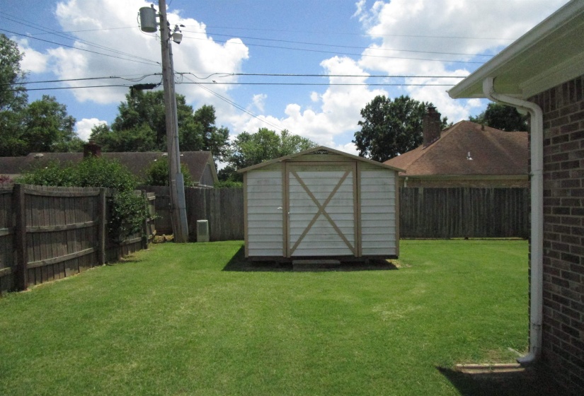 In backyard and all heavy metal  12x10