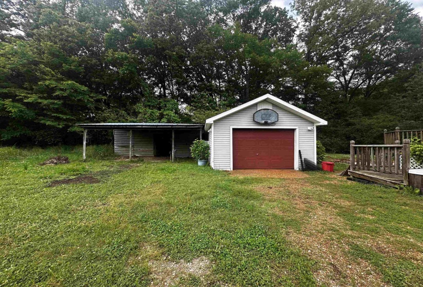 View of outbuilding featuring an outbuilding