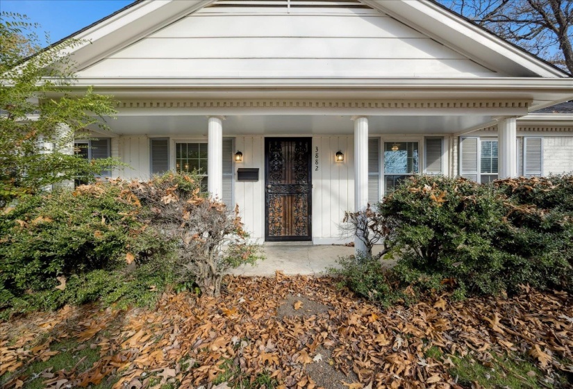 Entrance to property with covered porch