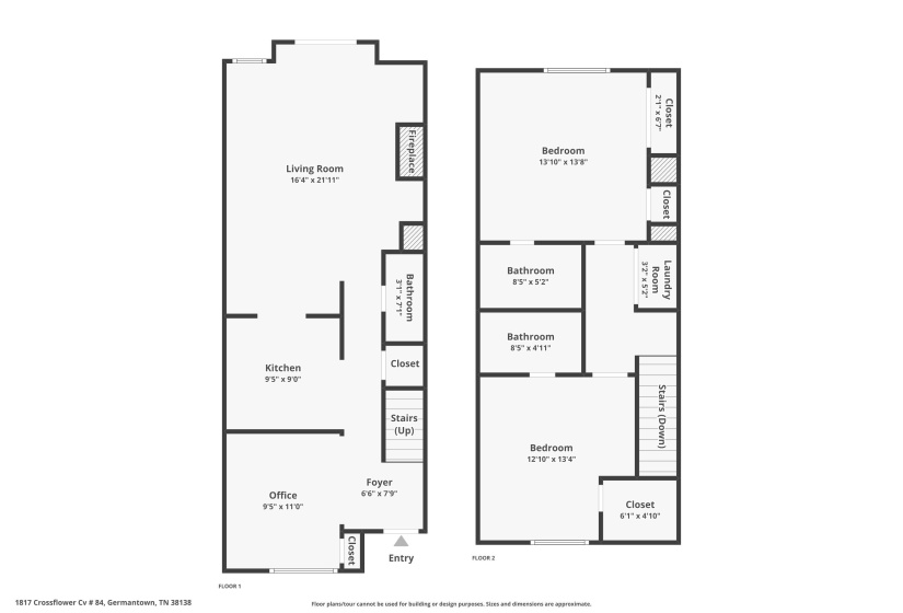1817 CROSSFLOWER CV, Germantown, Tennessee 38138, 2 Bedrooms Bedrooms, 5 Rooms Rooms,2.1 BathroomsBathrooms,Residential,For Sale,CROSSFLOWER,10223917
